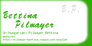 bettina pilmayer business card